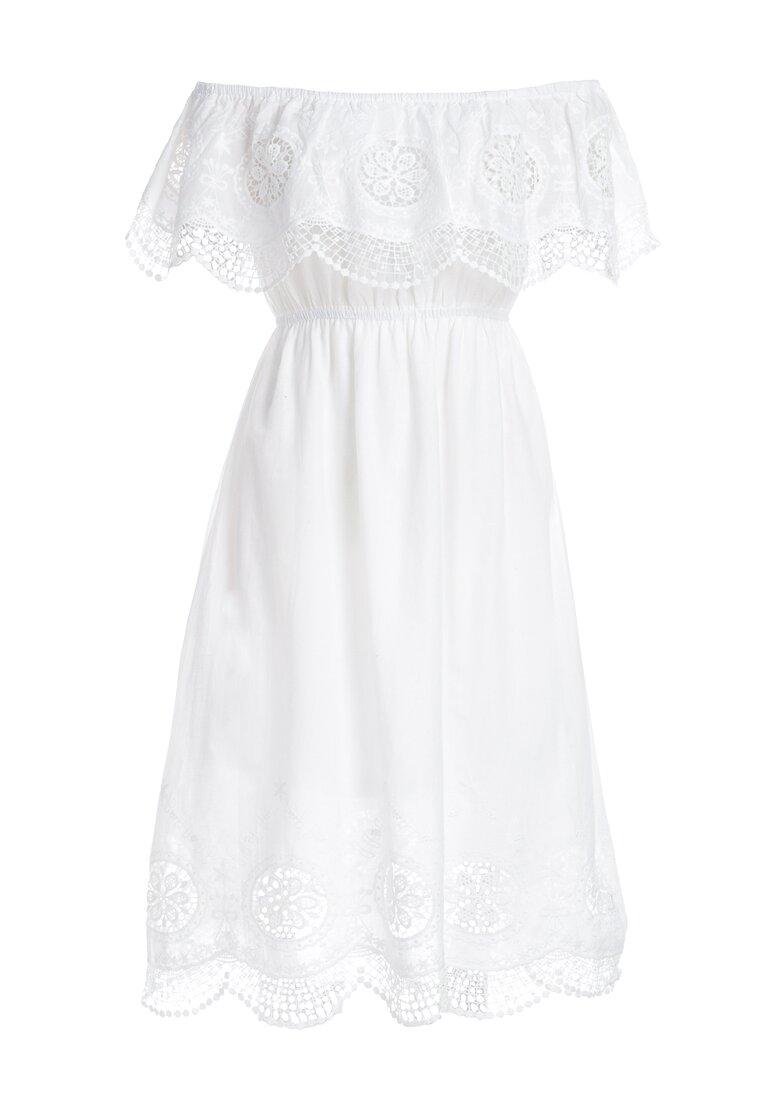 Biała Sukienka Glower