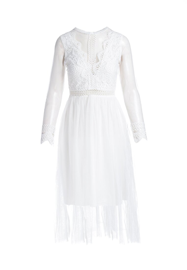 Biała Sukienka Describi