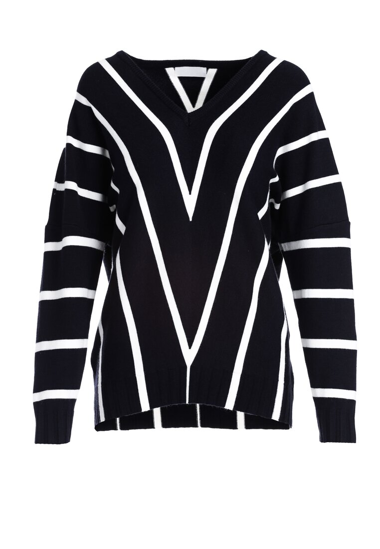 Ciemnoniebieski Sweter Jordan
