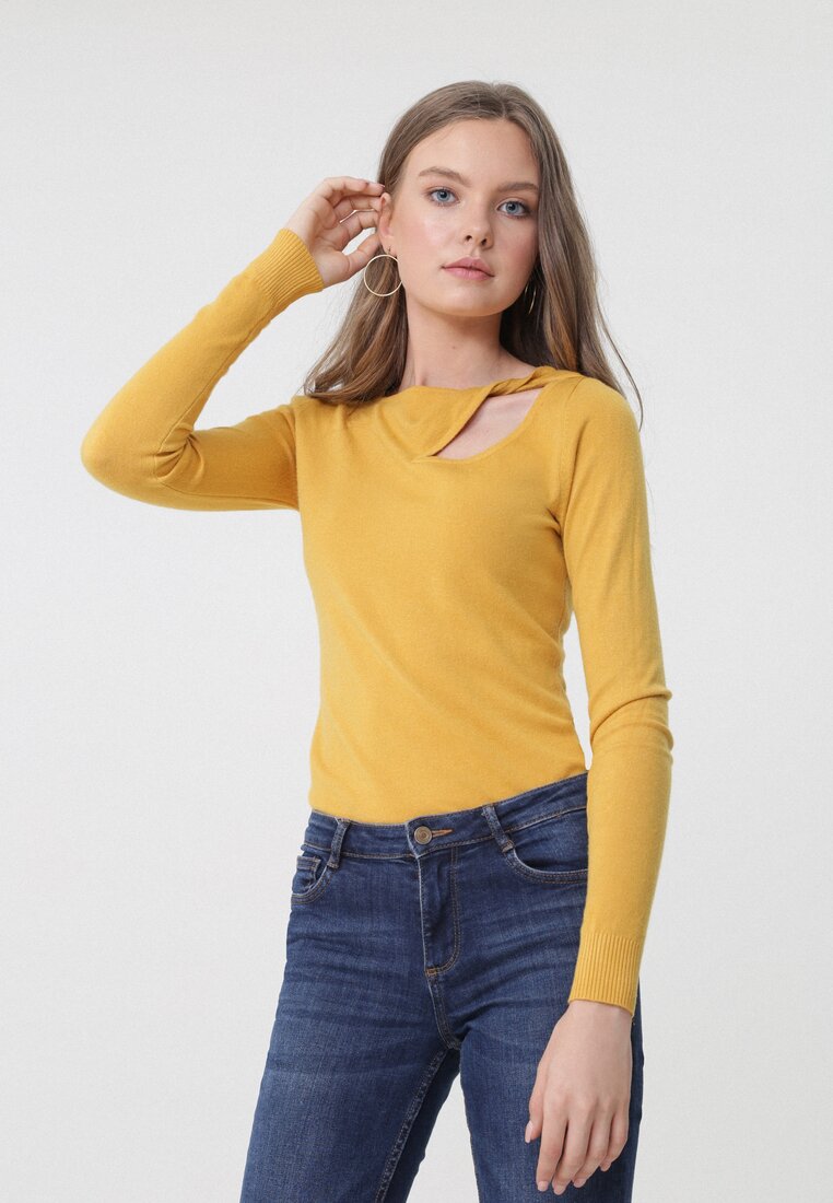 Żółty Sweter Lilian