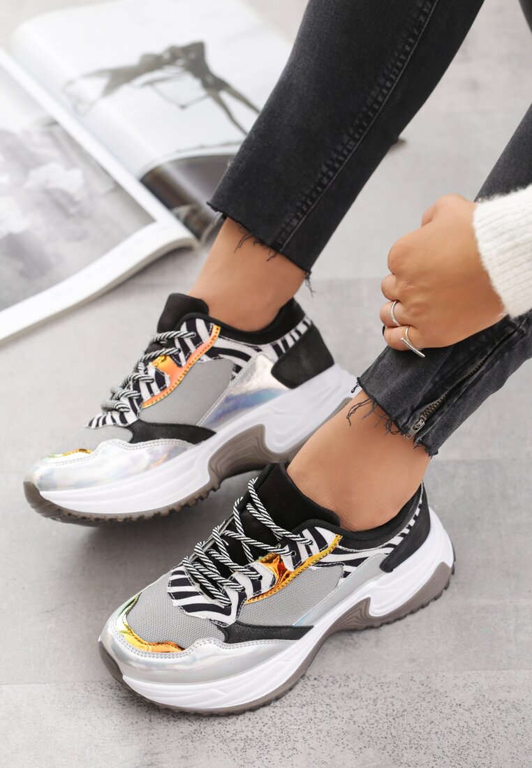 Szare Sneakersy Madelynn