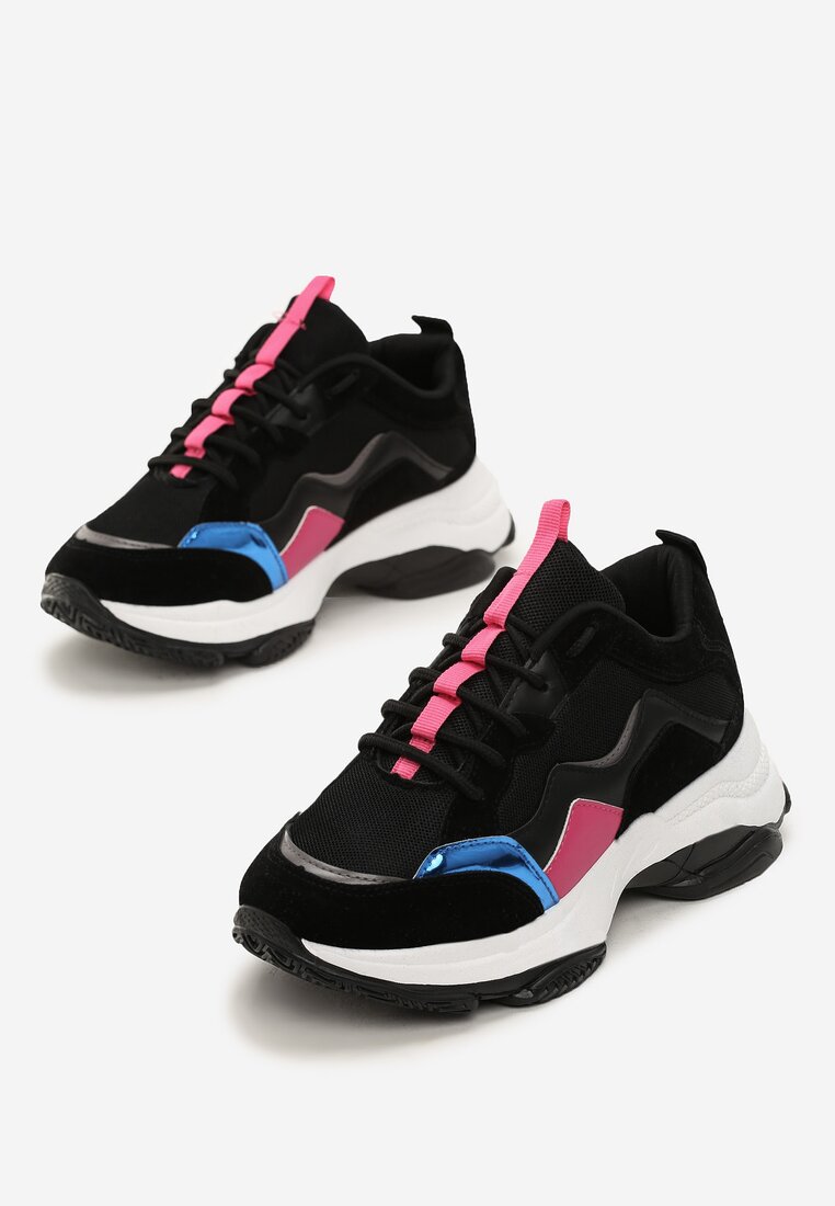 Czarne Sneakersy Kaydence