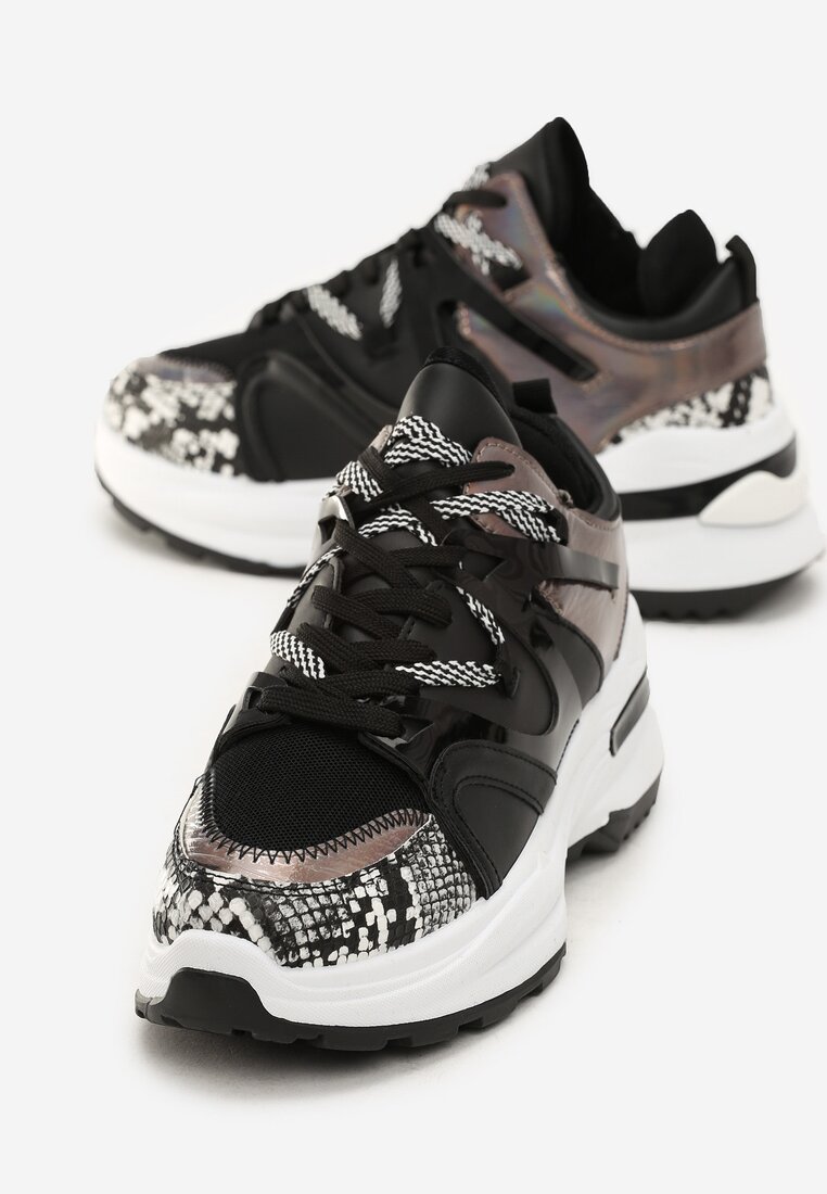 Czarne Sneakersy Aleena