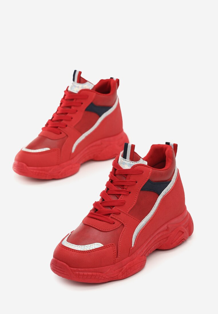 Czerwone Sneakersy Baylee