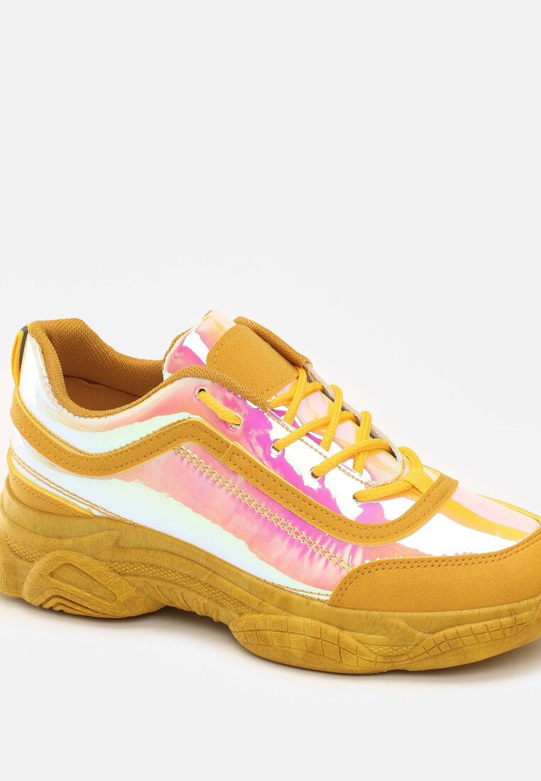 Żółte Sneakersy Addilynn