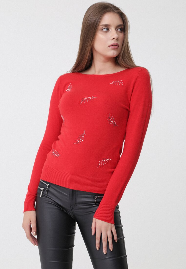 Czerwony Sweter Tabitha