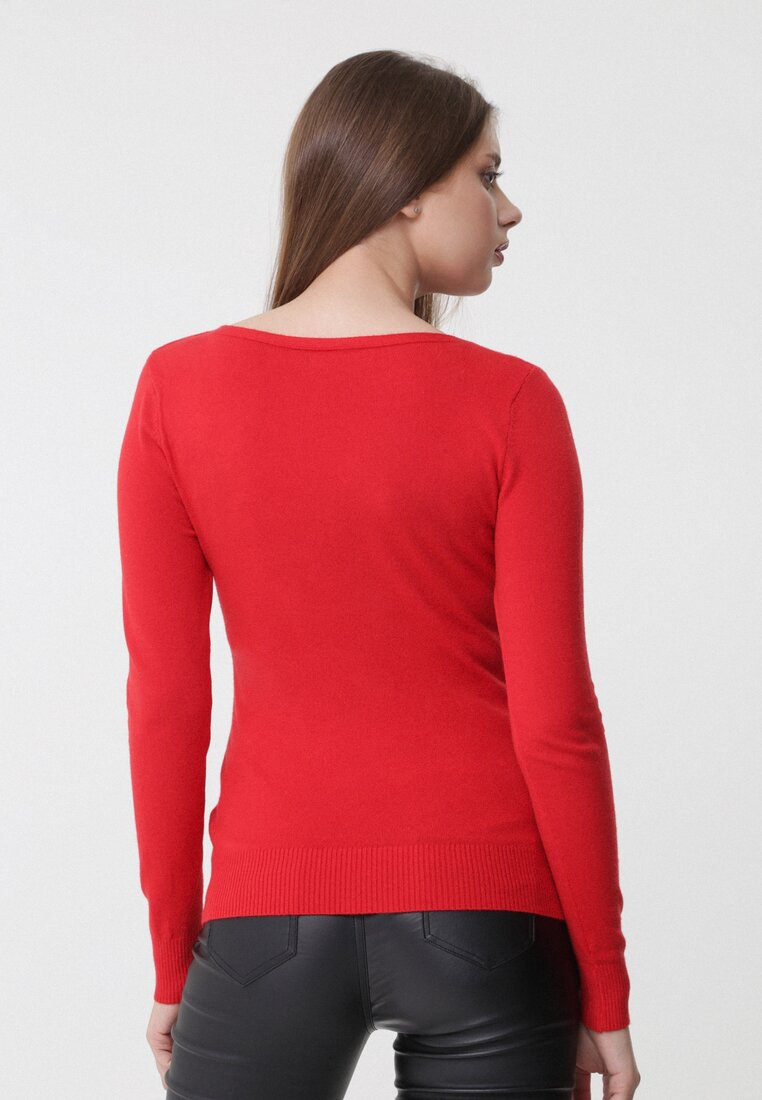 Czerwony Sweter Tabitha