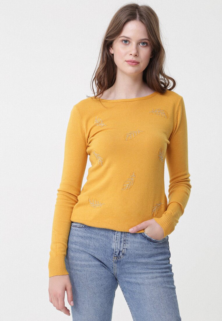 Żółty Sweter Tabitha