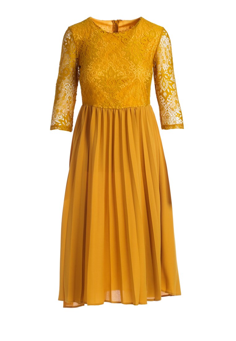 Żółta Sukienka Rambouillet