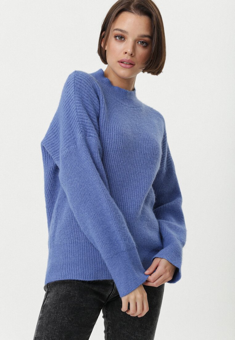 Niebieski Sweter Dromana