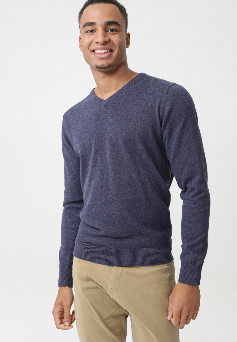 Niebieski Sweter Aldridge