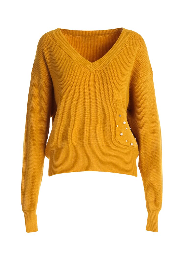 Żółty Sweter Contains