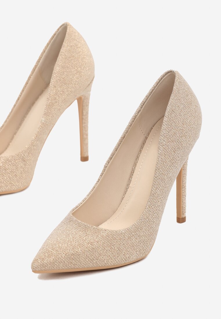 Pantofi stiletto Aurii