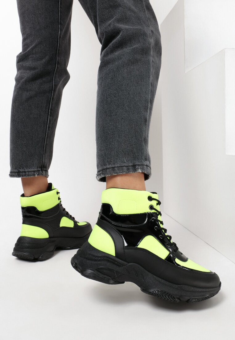 Żółte Sneakersy Masson