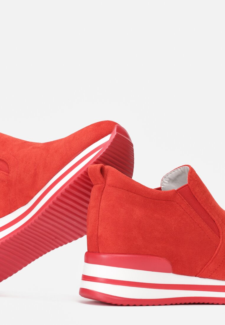 Czerwone Sneakersy Kaiser