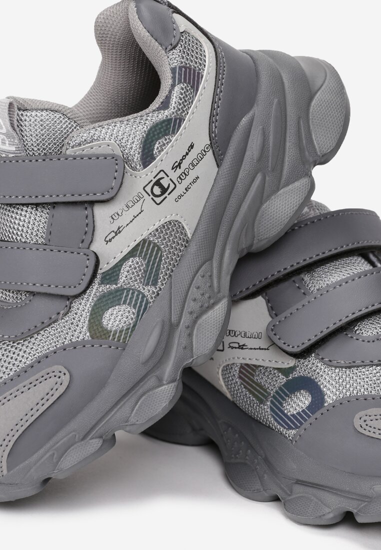 Szare Buty Sportowe Zaara