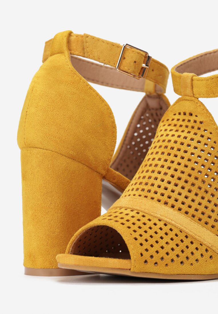 Żółte Sandały Anum