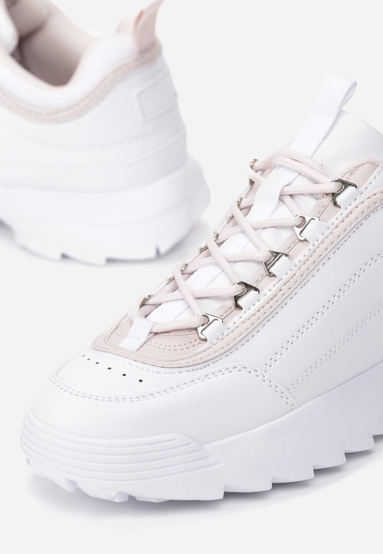 Biało-Różowe Sneakersy Renesmee