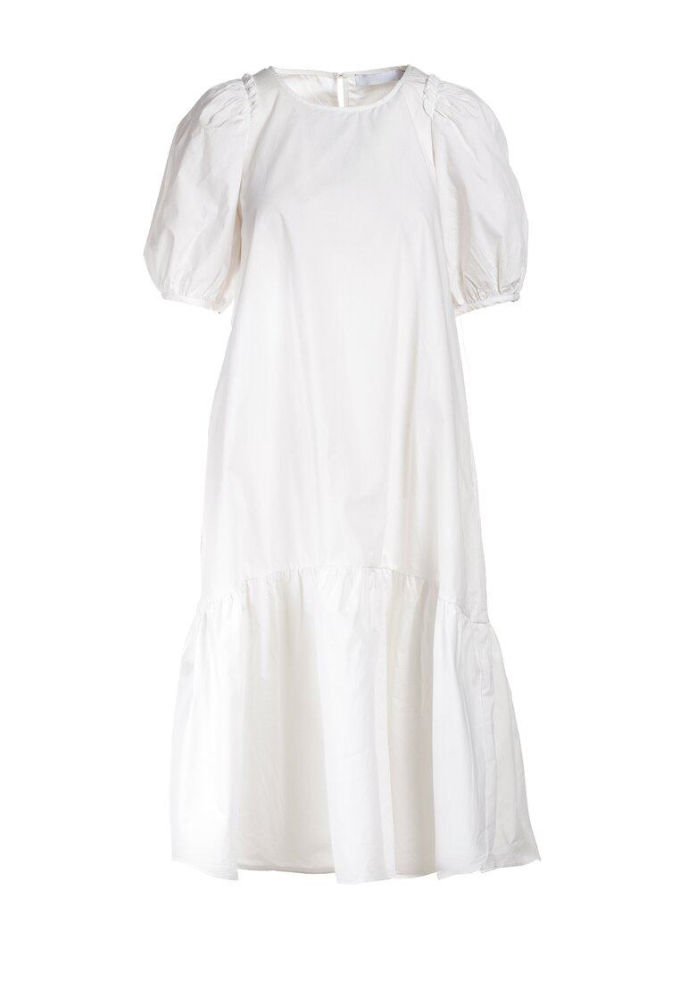 Biała Sukienka Petal