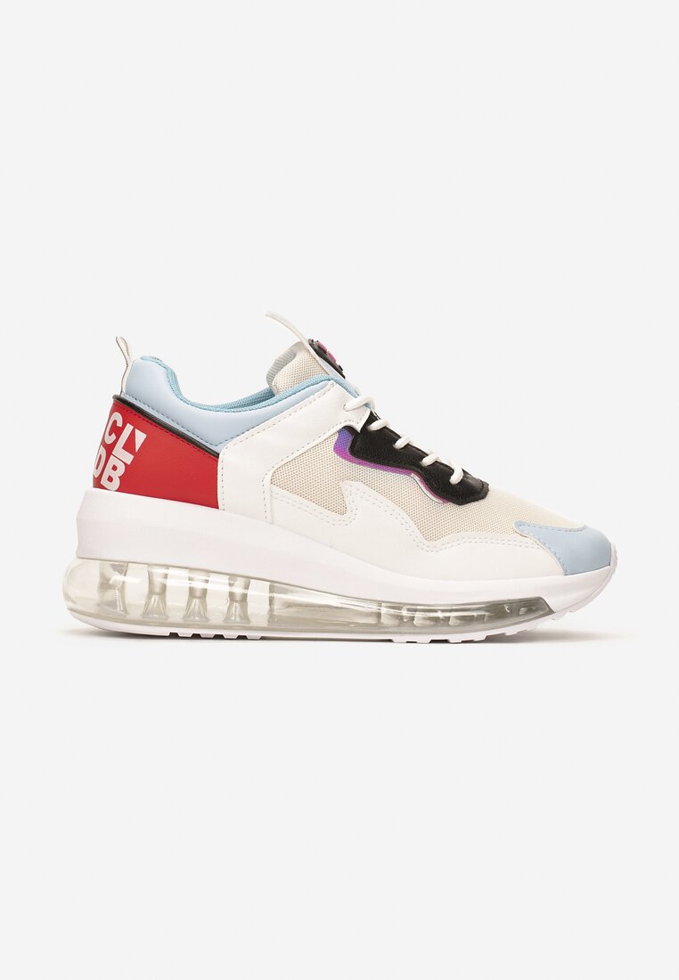 Biało-Niebieskie Sneakersy Chariclo