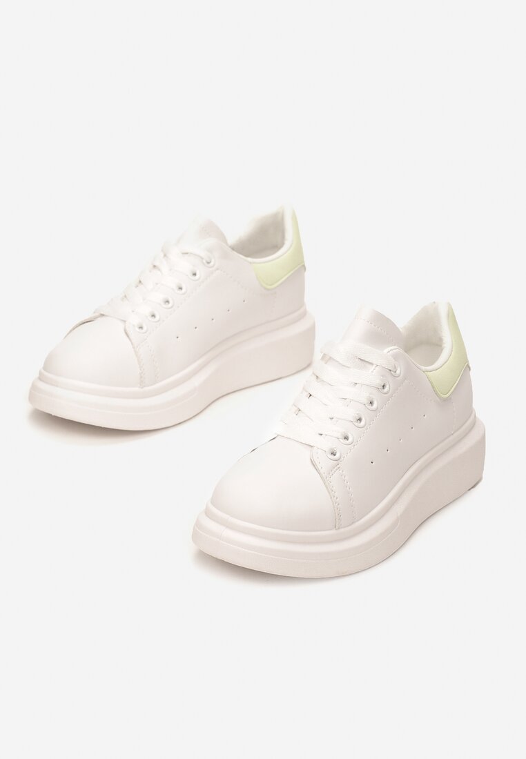 Biało-Żółte Sneakersy Neda