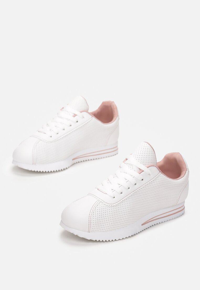 Biało-Różowe Buty Sportowe Evidone