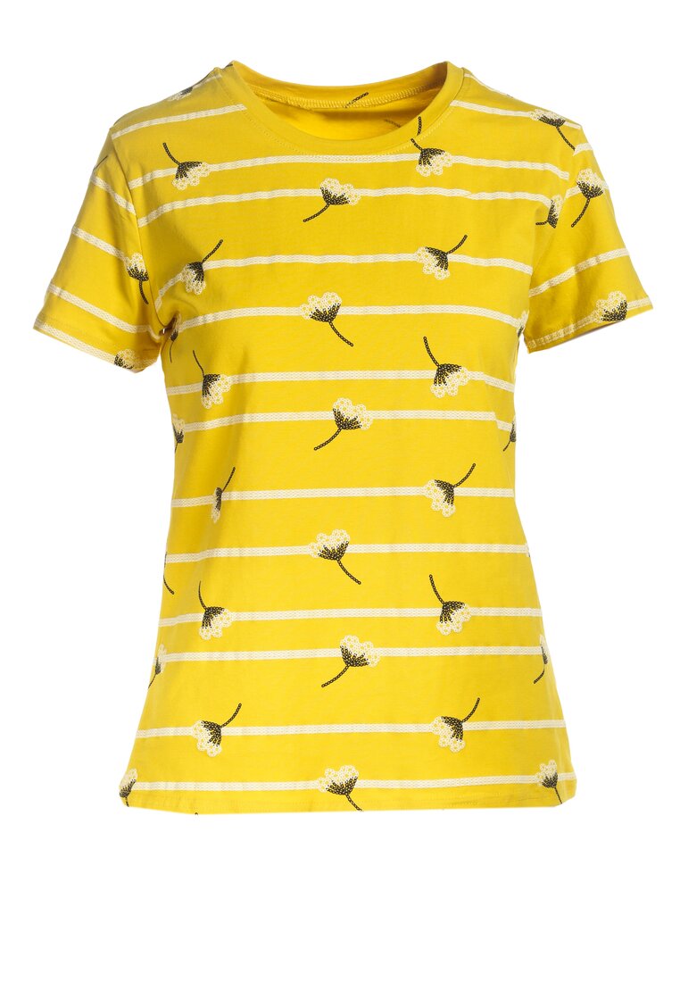 Żółty T-shirt Aora