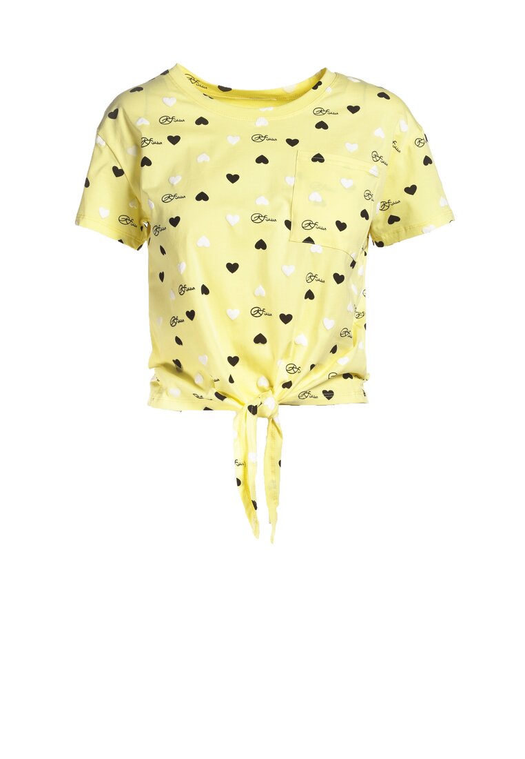 Żółty T-shirt Hairiko