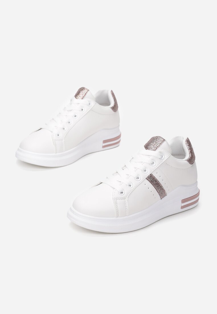Biało-Różowe Sneakersy Oceassa