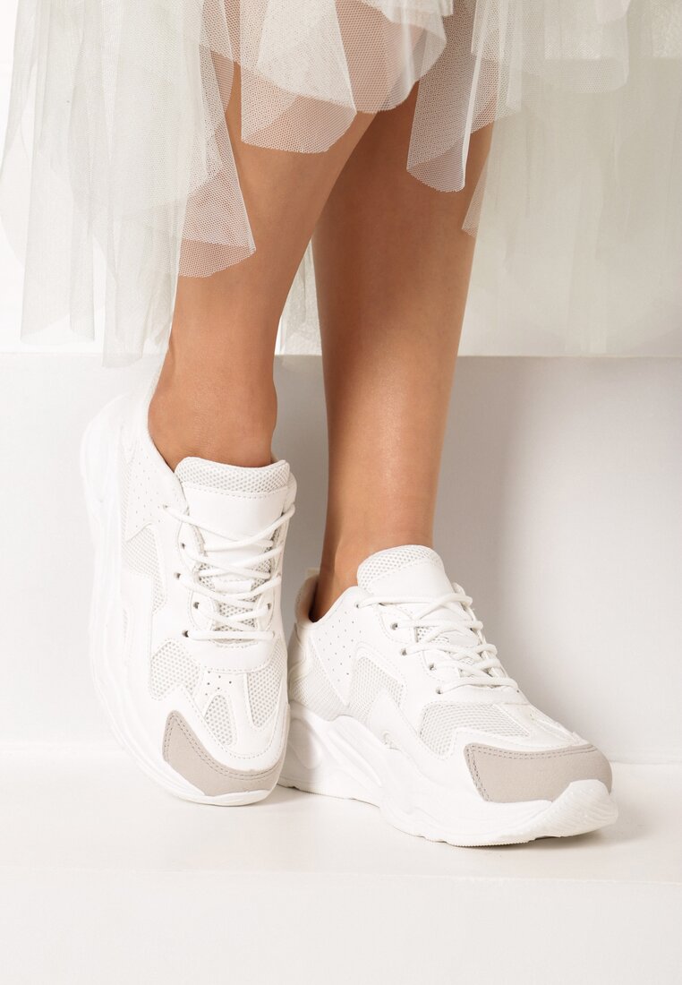 Białe Sneakersy Achilia
