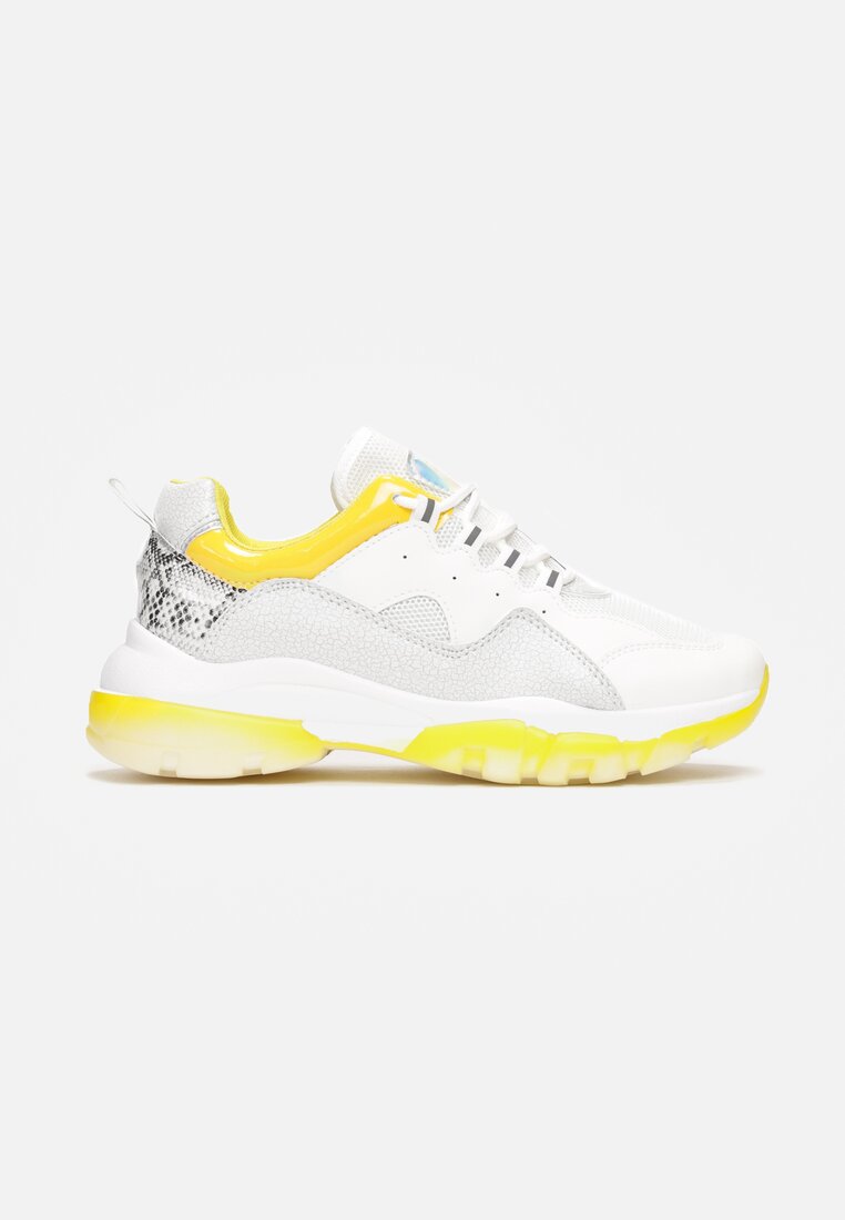 Żółte Sneakersy Idaise