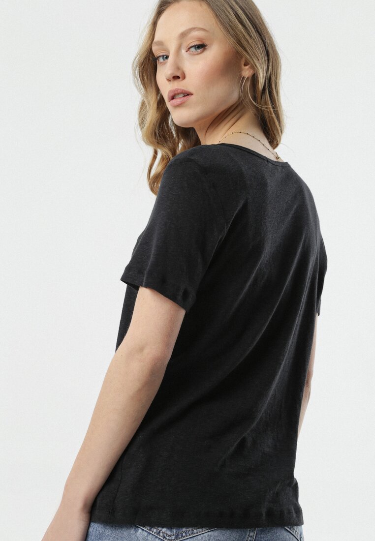 Czarny T-shirt Kleia