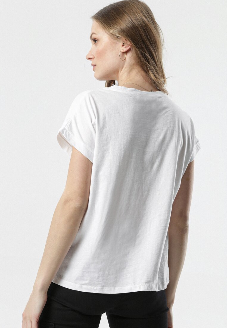 Biały T-shirt Phaino