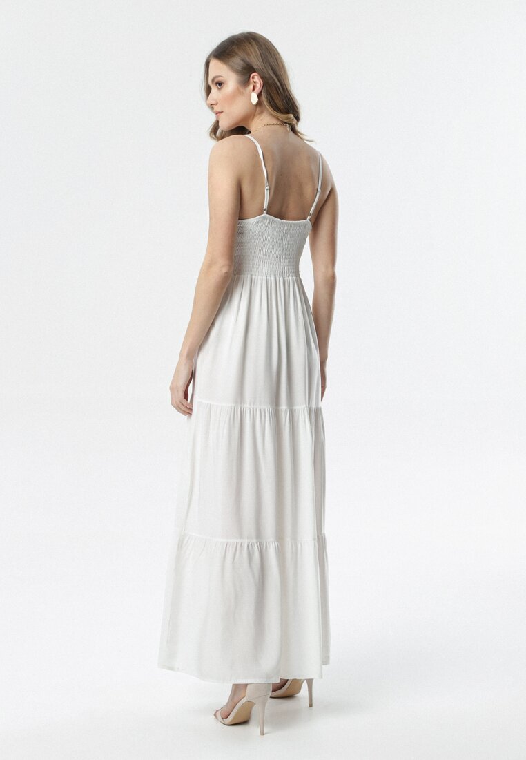 Biała Sukienka Daeimene