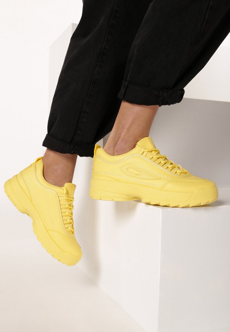 Żółte Sneakersy Getting My Heart