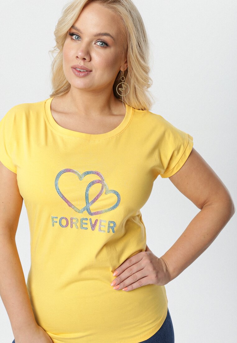 Żółty T-shirt Katharina
