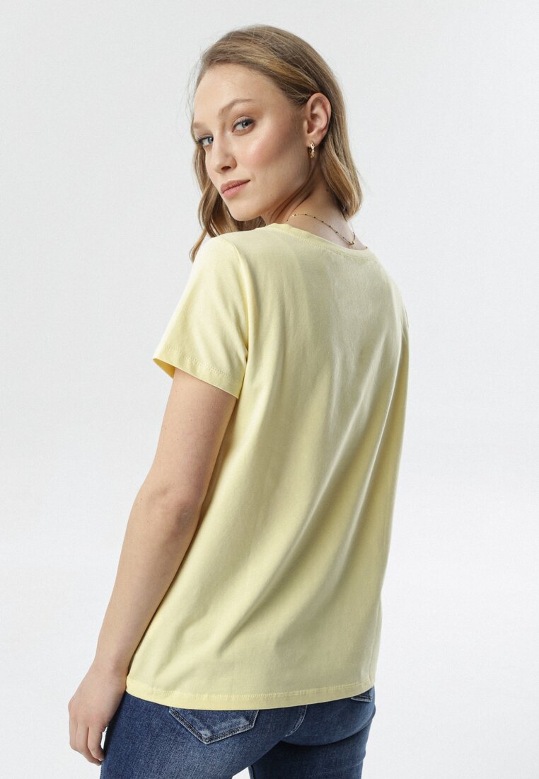Żółty T-shirt Pisimoni