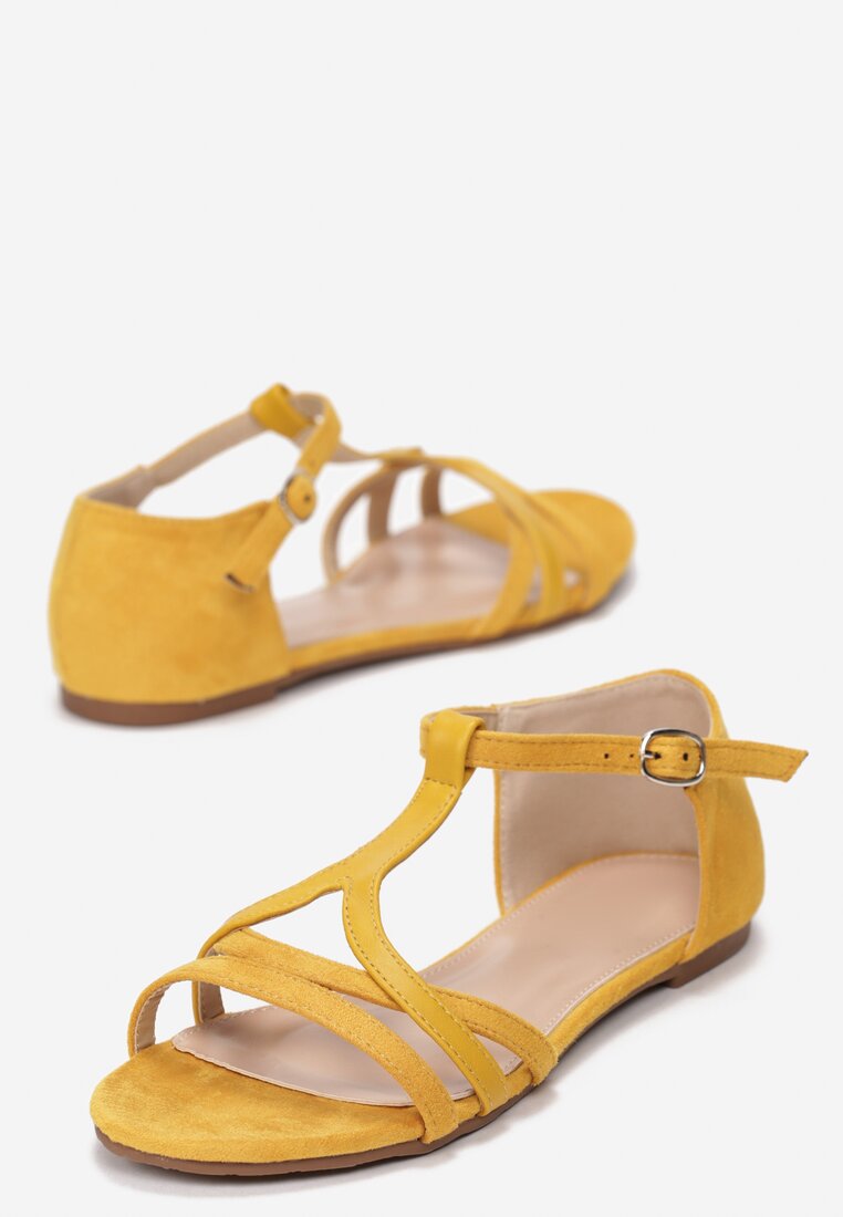 Żółte Sandały Aelila
