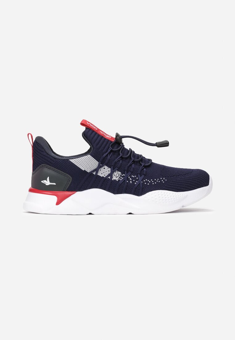 Granatowo-Czerwone Buty Sportowe Physasa