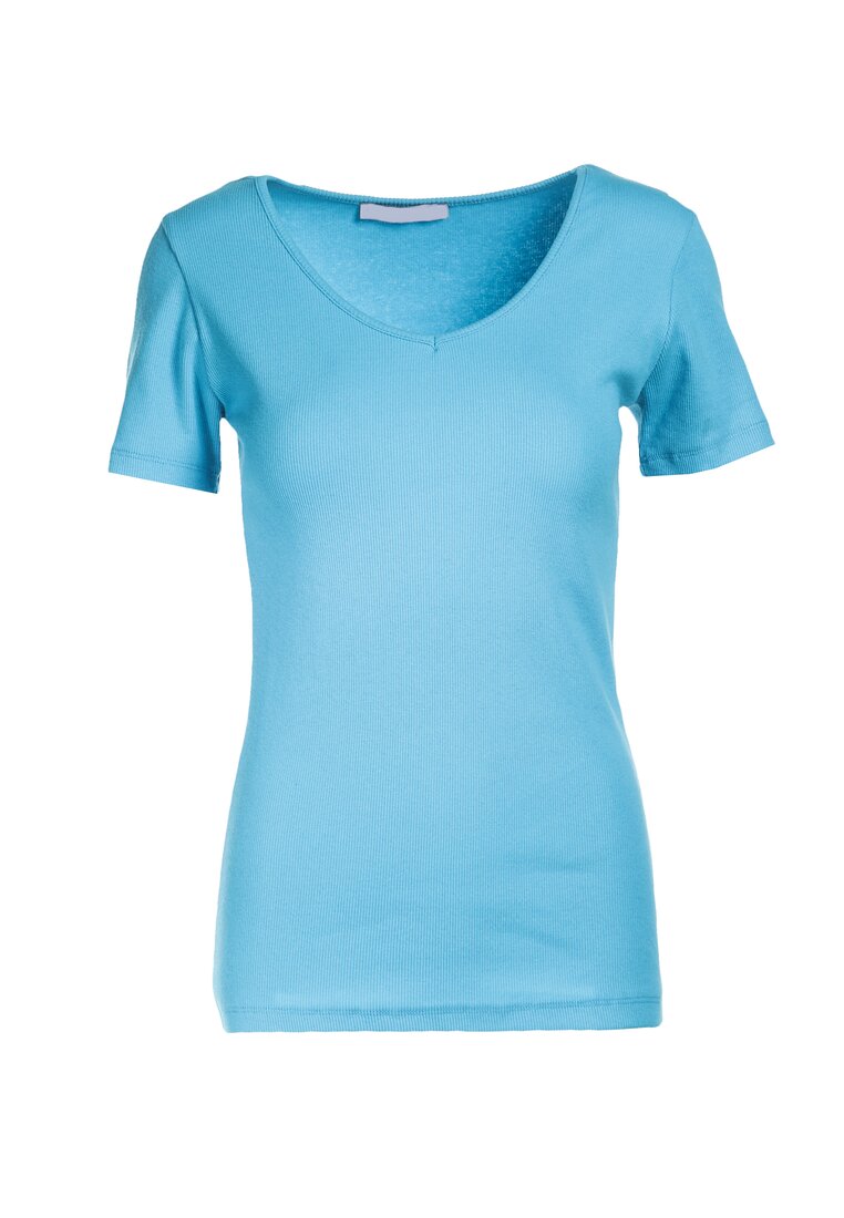 Niebieski T-shirt Blomsea