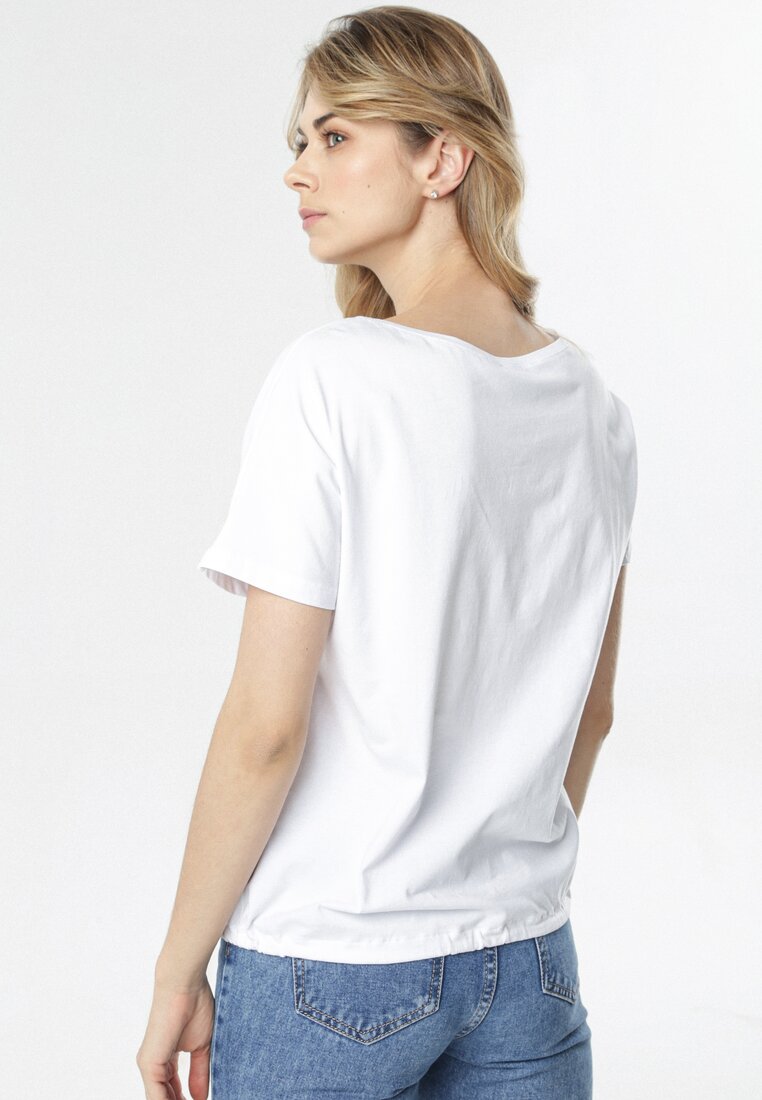 Biały T-shirt Malinore
