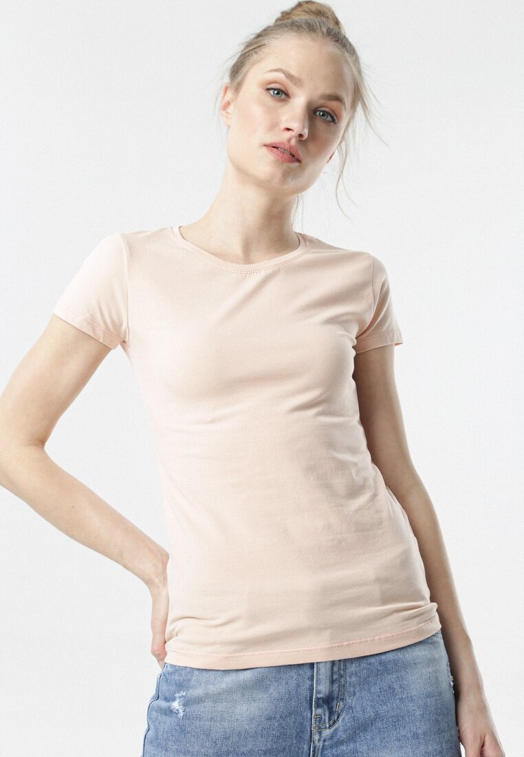 Jasnoróżowy T-shirt Echolaira