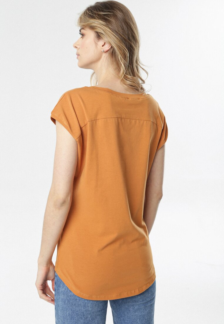 Camelowy T-shirt Luaphis