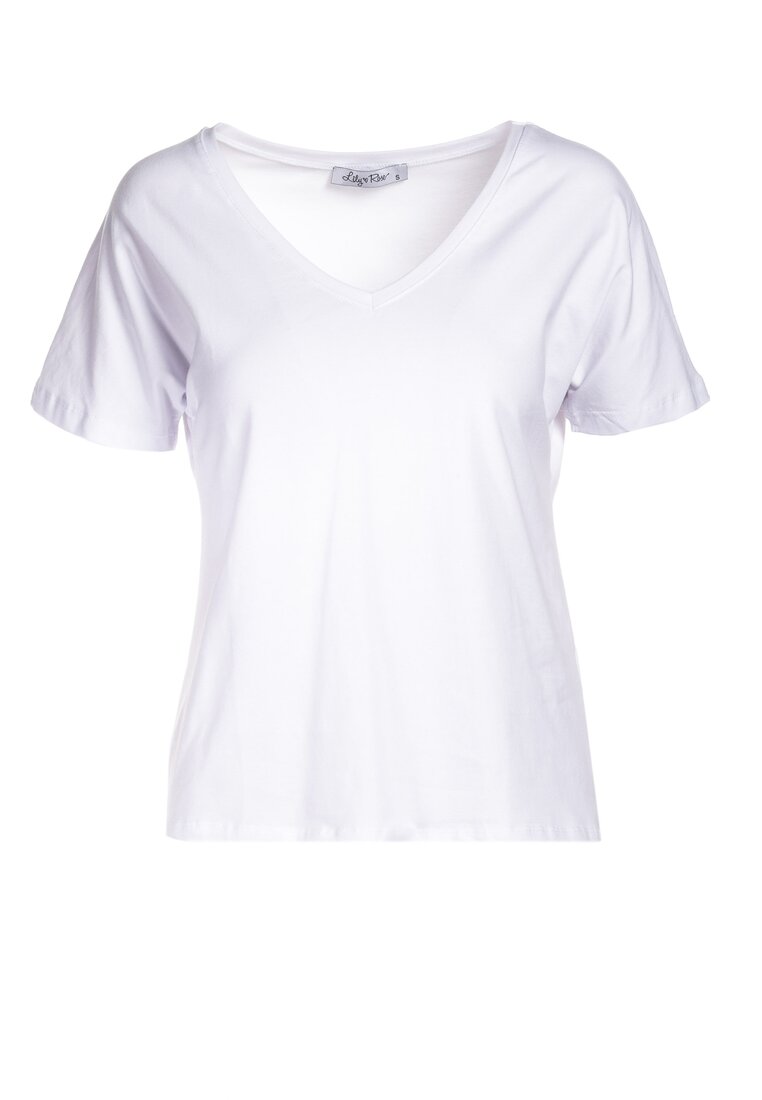 Biały T-shirt Wrafdiff