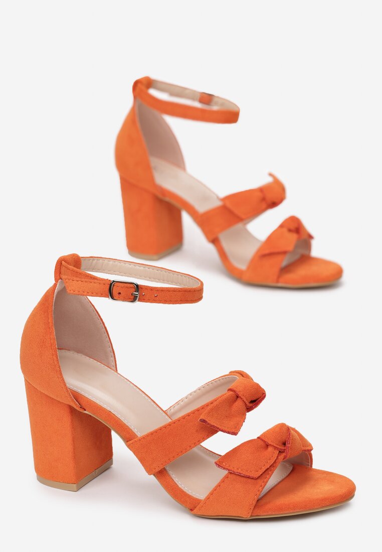 Pomarańczowe Sandały Chenenore