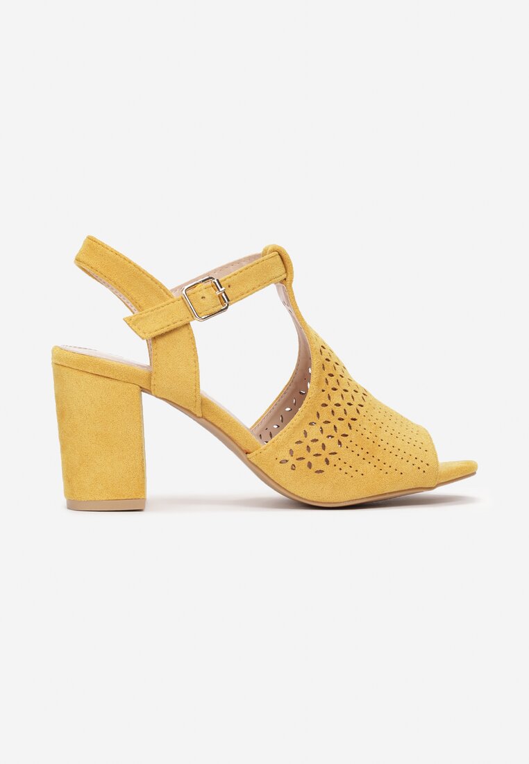 Żółte Sandały Hidia