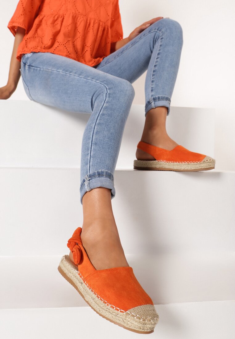 Espadrile Portocalii