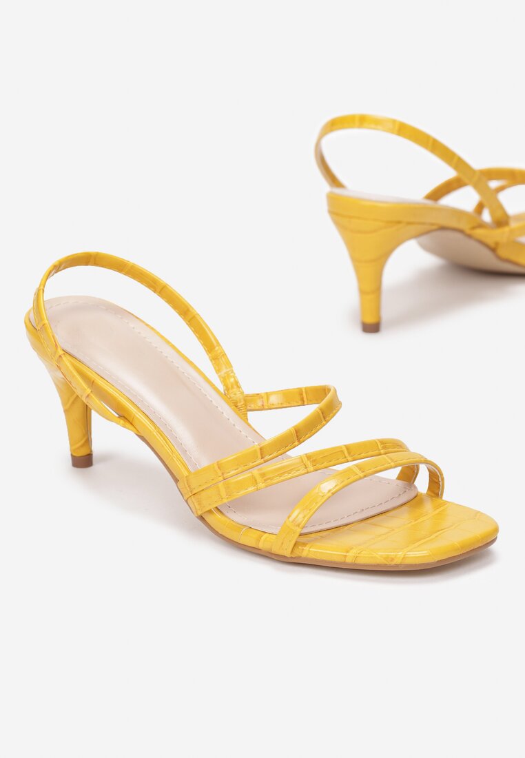Żółte Sandały Abareanes
