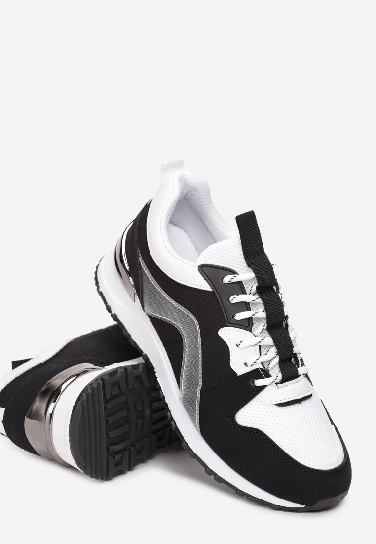 Czarno-Białe Sneakersy Nereiroe