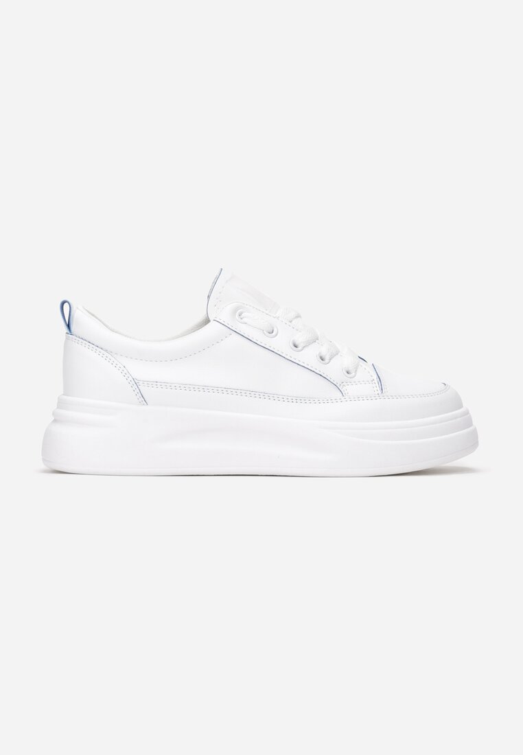 Biało-Niebieskie Sneakersy Donia